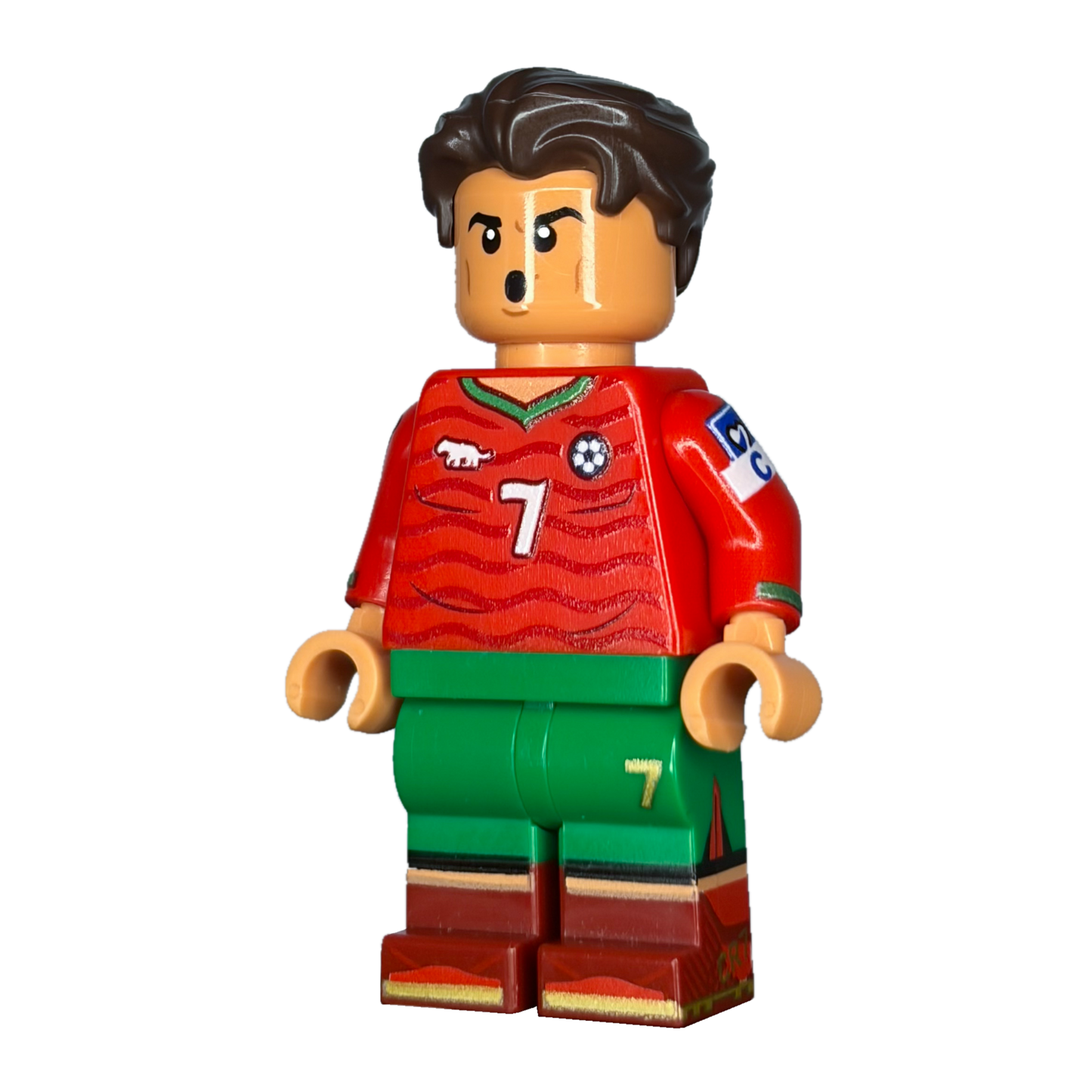 Ronaldo 43012 Minifigure Upgrade Pack — Custom UV Printed Torso & Arms